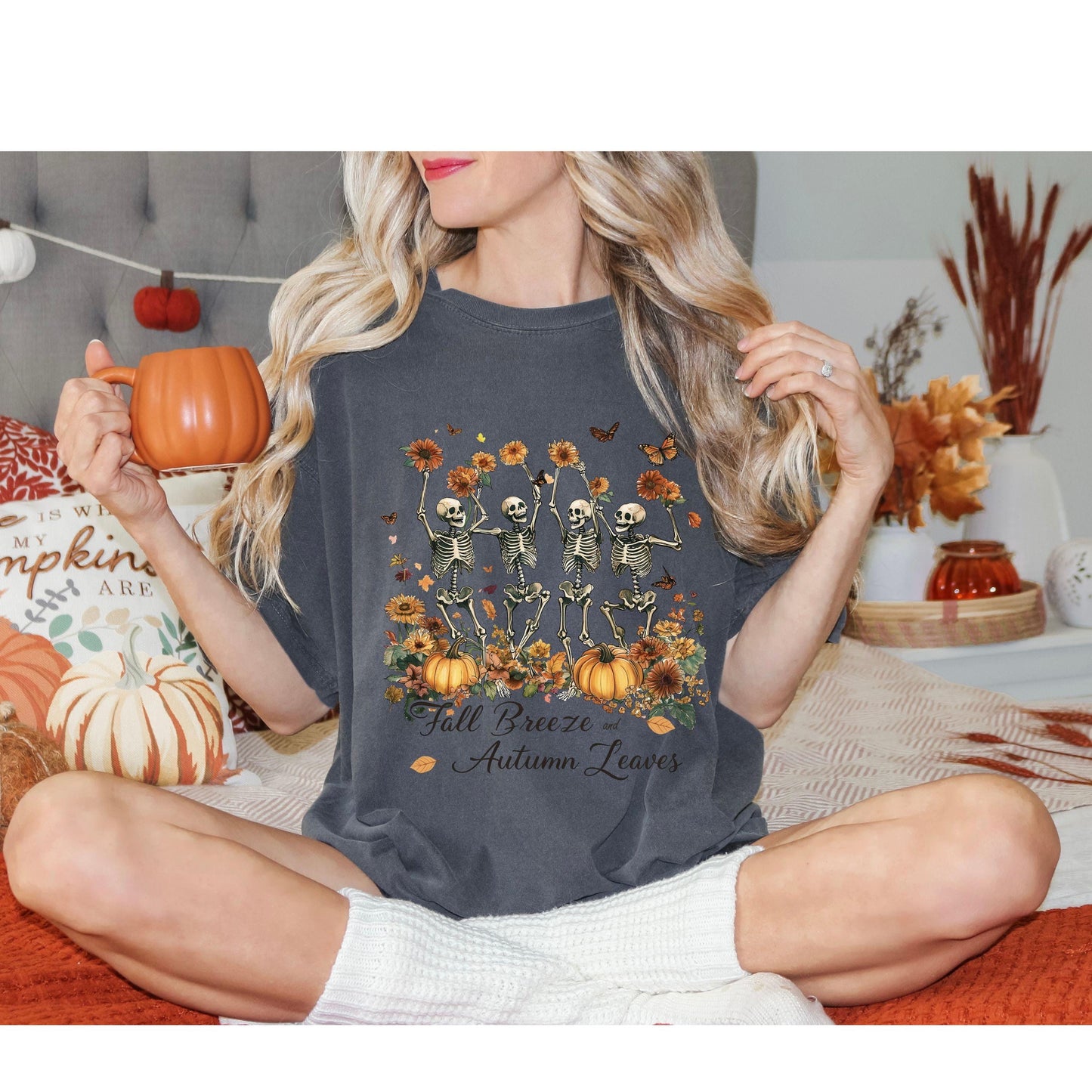 Fall Breeze & Autumn Leaves Tshirt