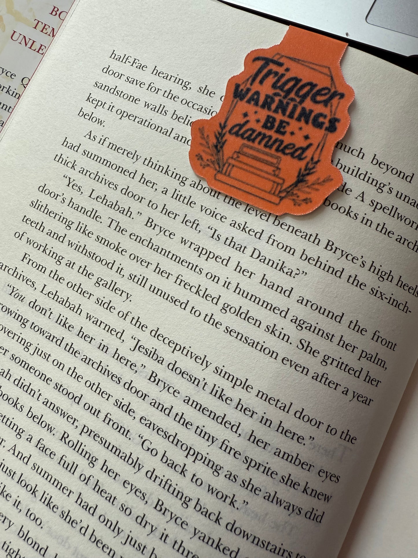 Trigger Warnings Be Damned Magnetic Bookmark