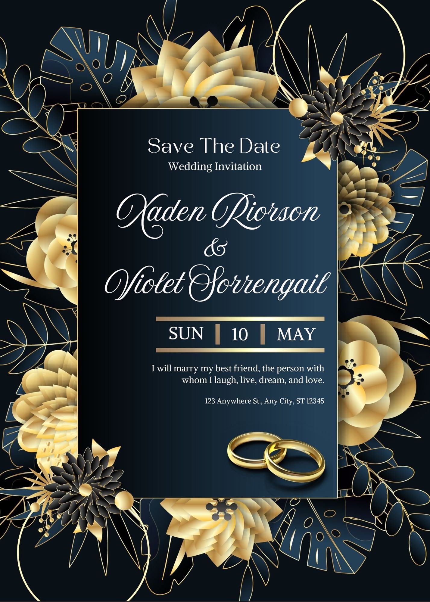 Custom Save the Date magnets Order of 50