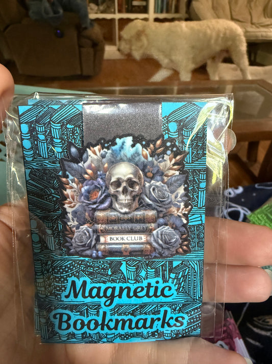 Morally Grey Book Club Magnetic Bookmark