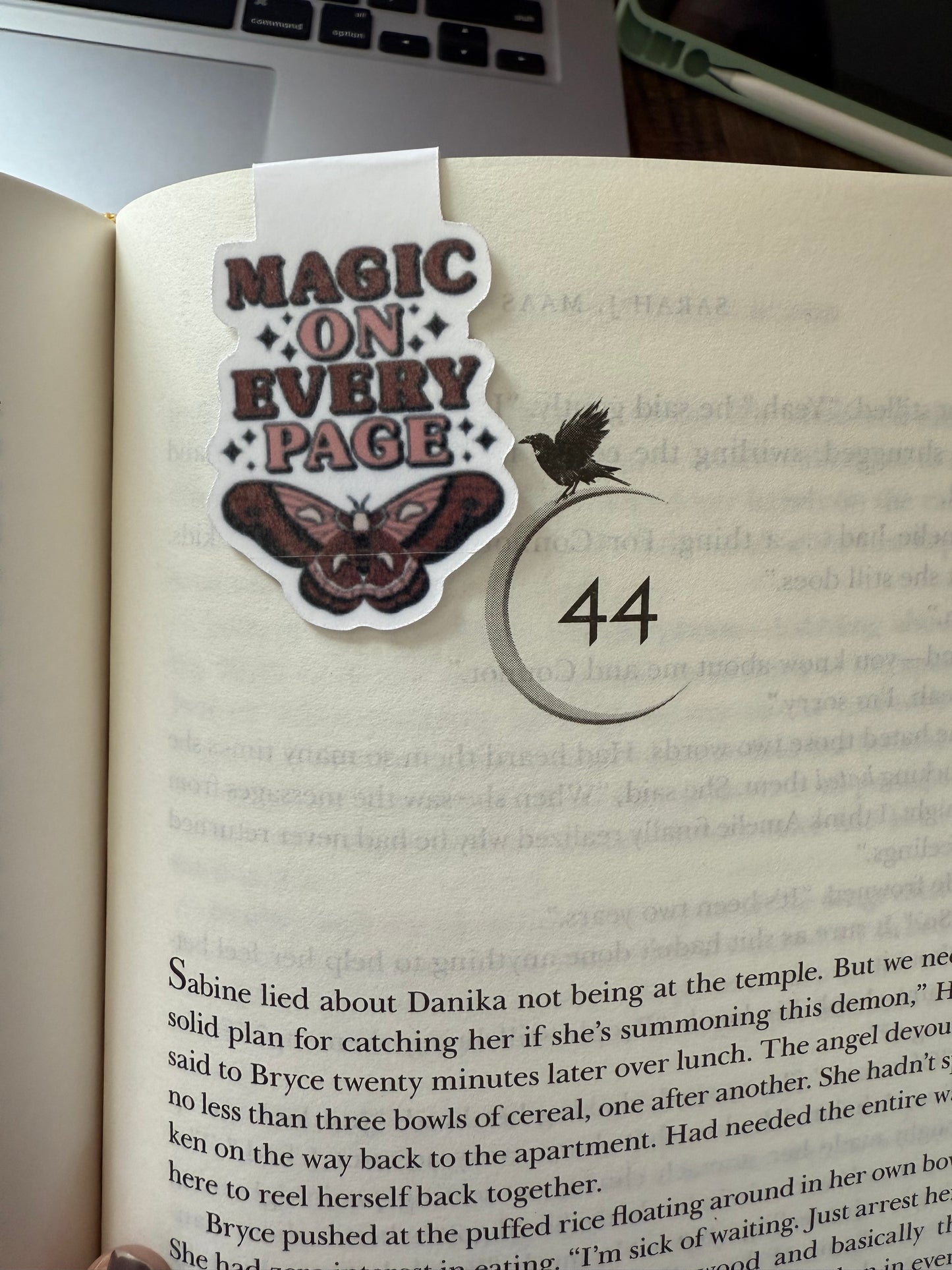 Magic on every page Magnetic Bookmark