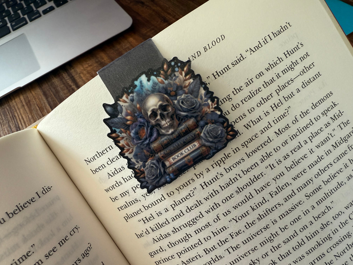 Morally Grey Book Club Magnetic Bookmark